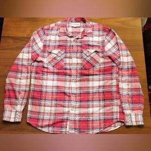 Ralph Lauren Denim & Supply Flannel - Large - Red/White/Blue